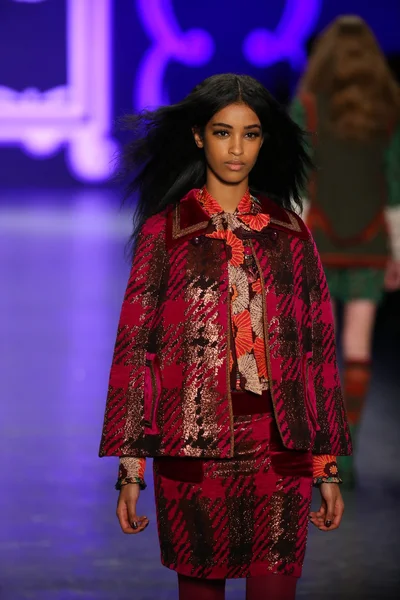 Anna Sui pádu 2016 show — Stock fotografie