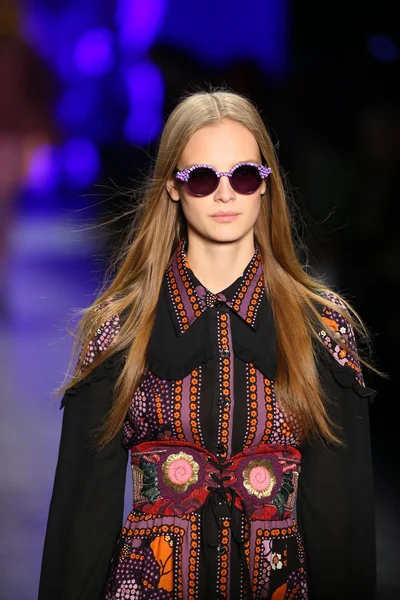 Anna Sui Fall 2016 show — Stock Photo, Image