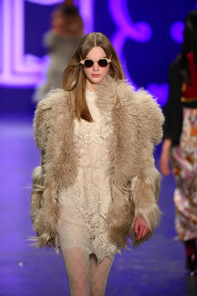 Show de Anna Sui Fall 2016 — Fotografia de Stock