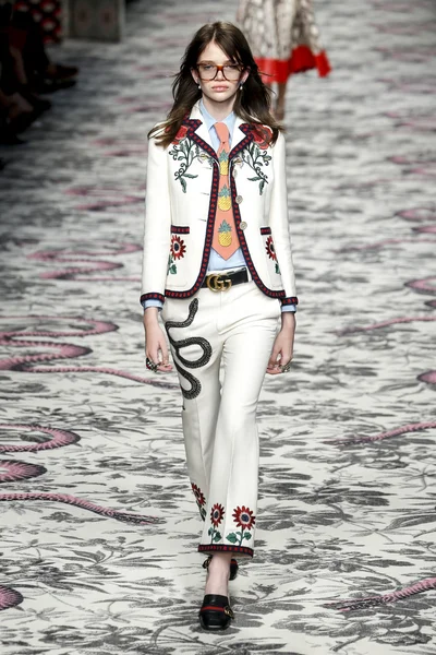 Gucci defile — Stok fotoğraf