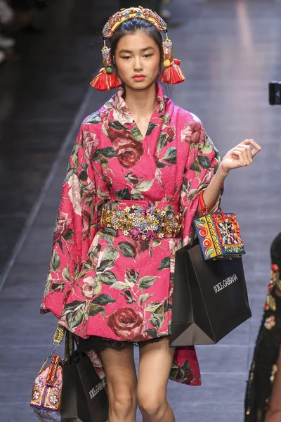 Dolce and Gabbana show — Stock Photo, Image