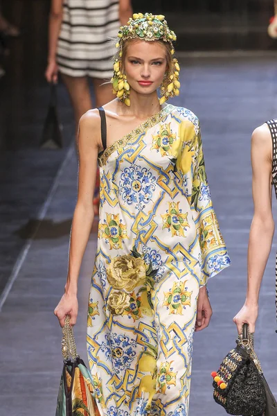 Dolce and Gabbana show — Stockfoto