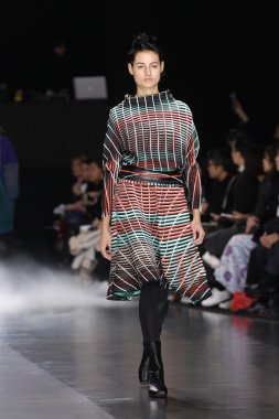 Issey Miyake gösterisi olarak Paris moda haftası