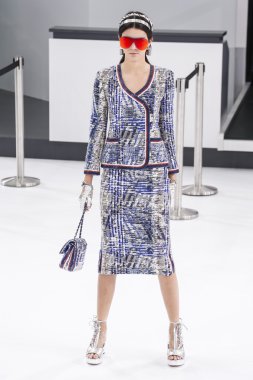 Chanel show as part of the Paris Fashion Week  clipart