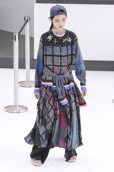 Chanel show som en del av Paris modevecka — Stockfoto