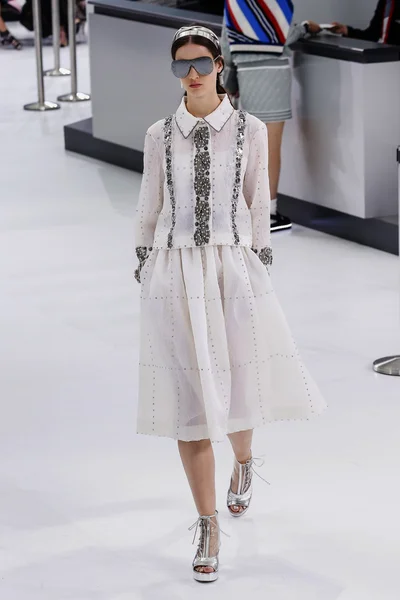 Chanel Pokaż jako część Paris Fashion Week — Zdjęcie stockowe