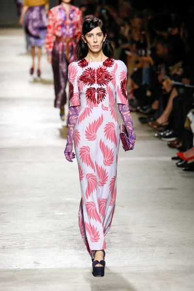 Dries van noten show — Stockfoto