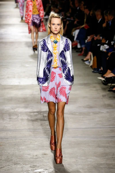 Dries van noten show — Stockfoto