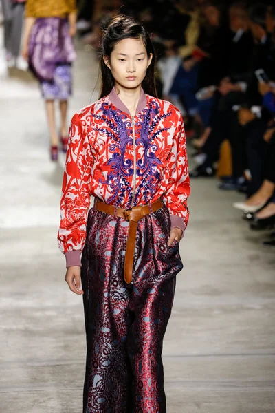 Dries Van Noten show — Stock Photo, Image