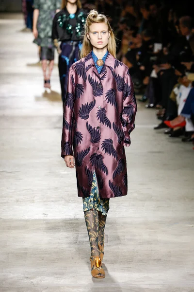 Dries van noten show — Stockfoto