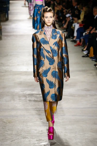 Dries van noten show — Stockfoto