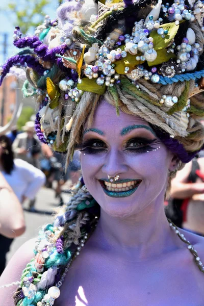 34th Desfile anual de sereia em Coney Island — Fotografia de Stock