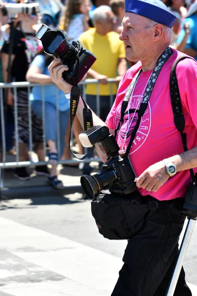 34e défilé annuel des sirènes à Coney Island — Photo