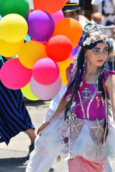 34e défilé annuel des sirènes à Coney Island — Photo