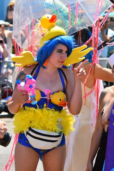 34th Desfile anual de sereia em Coney Island — Fotografia de Stock