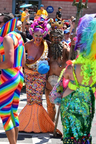 34th Desfile anual de sereia em Coney Island — Fotografia de Stock