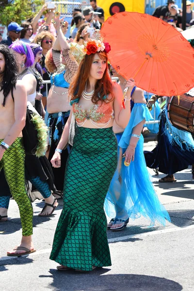 34th Desfile anual de sereia em Coney Island — Fotografia de Stock