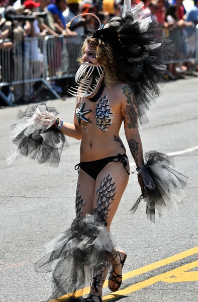 34e défilé annuel des sirènes à Coney Island — Photo