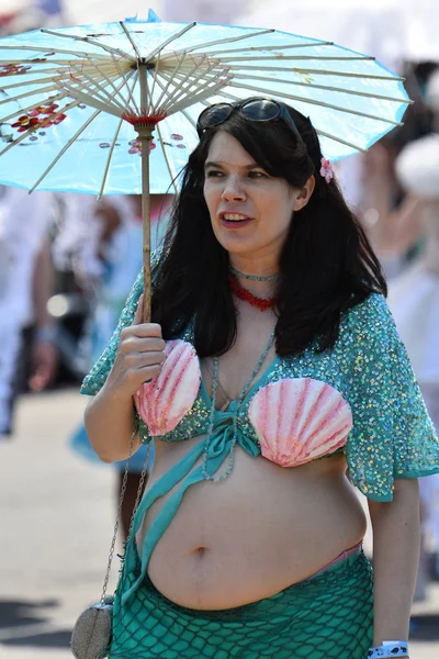 34. roční přehlídka mořské panny na Coney Islandu — Stock fotografie