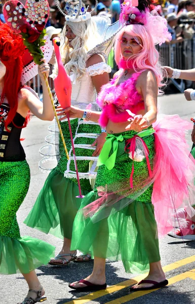 34º Desfile Anual de Sirenas en Coney Island — Foto de Stock