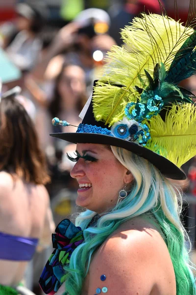 34th Desfile anual de sereia em Coney Island — Fotografia de Stock