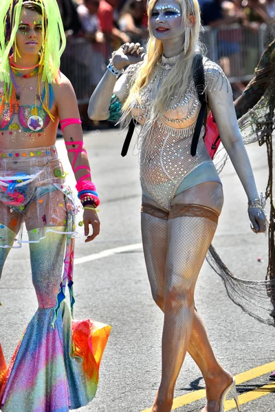 34th Desfile anual de sereia em Coney Island — Fotografia de Stock