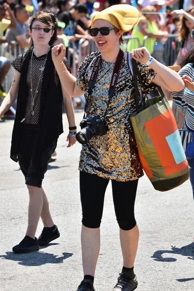 34e défilé annuel des sirènes à Coney Island — Photo