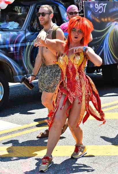 34e défilé annuel des sirènes à Coney Island — Photo