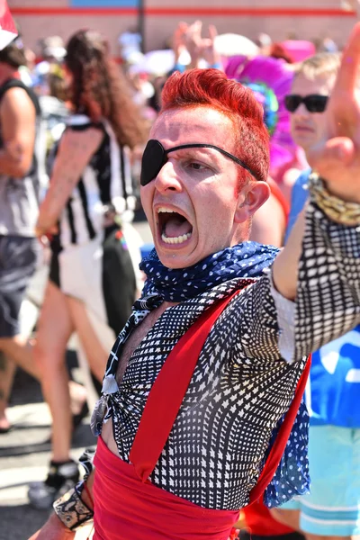 34e défilé annuel des sirènes à Coney Island — Photo