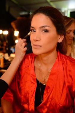 Sahne arkasında genel bir atmosfer Keboe sırasında göstermek 