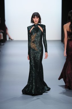 Michael Costello moda gösterisi sırasında New York Moda Haftası