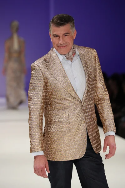 Malan breton fashion show während der new york fashion week — Stockfoto