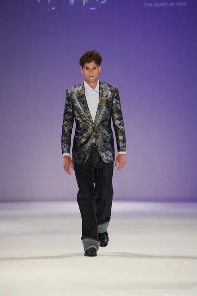 Malan Breton divatbemutató során New York Fashion Week — Stock Fotó