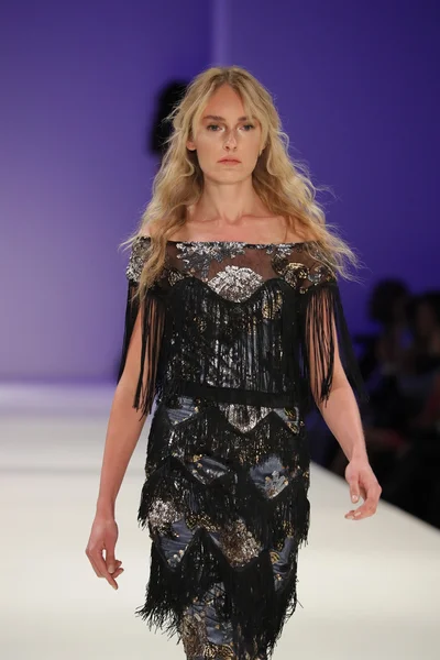 Malan Breton pokaz mody podczas New York Fashion Week — Zdjęcie stockowe