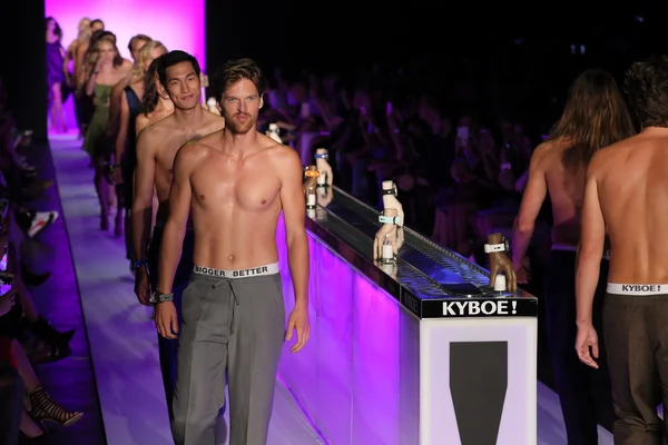 Kyboe! pokaz mody podczas New York Fashion Week — Zdjęcie stockowe