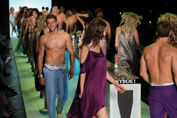 Kyboe! modeshow tijdens New York Fashion Week — Stockfoto