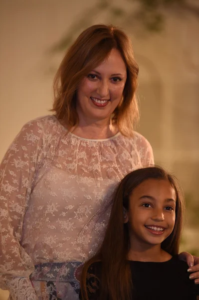 Designer Claire Pettibone and her daughter — Stock Photo, Image