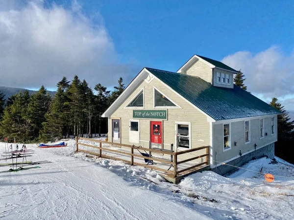 Spar Piek Berg Ski Patrouille Huis Restaurant Smuggler Notch Resort — Stockfoto