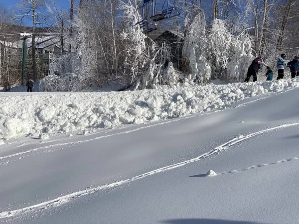 Inverno Férias Imagem Vermont Eua — Fotografia de Stock