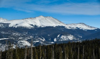 Spectacular landscape at Breckenridge Ski resort, CO clipart