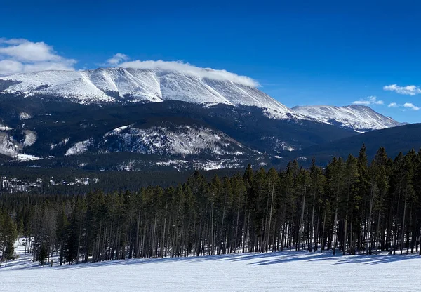 Schöner Sonniger Tag Skigebiet Breckenridge Colorado — Stockfoto