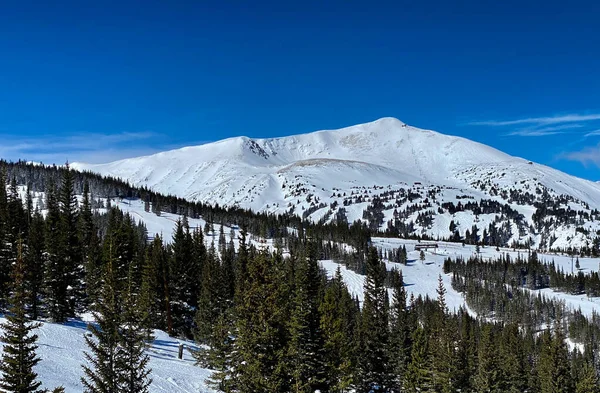 Belo Dia Sol Estância Esqui Breckenridge Colorado — Fotografia de Stock