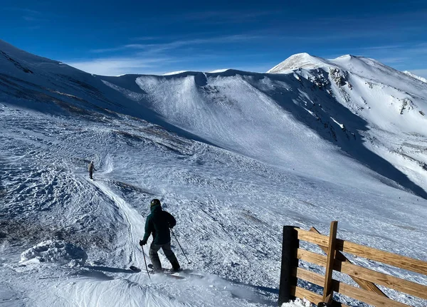 Vista Panorâmica Área Bacia Emperial Breckenridge Ski Resort Colorado — Fotografia de Stock