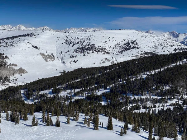 バックボウルのパノラマビュー Vail Ski Resort — ストック写真