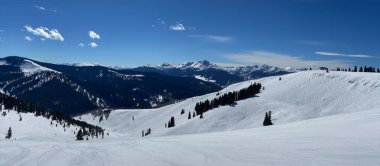 Vail Resort, CO üzerinde güzel panoramik manzara