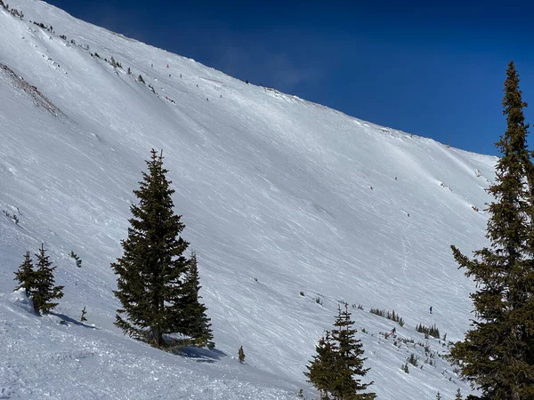 Vacker Solig Dag Breckenridge Skidort Colorado — Stockfoto