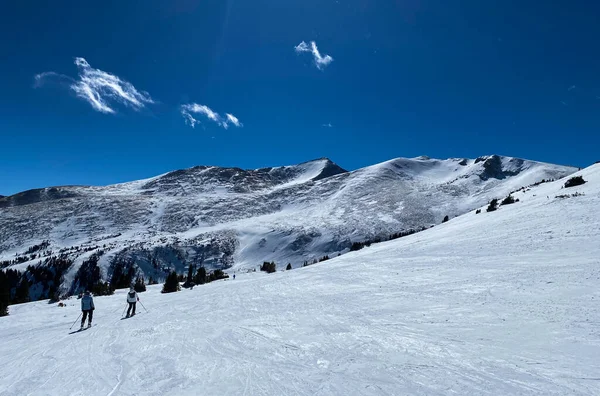 Breckenridge Ski Resort Κολοράντο Γραφική Θέα Χειμώνα Ηλιόλουστη Μέρα — Φωτογραφία Αρχείου