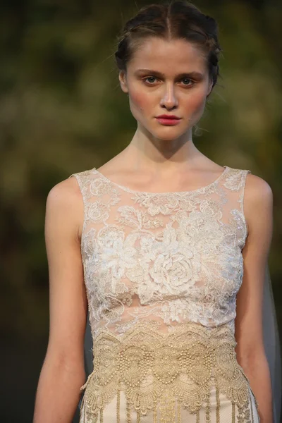 Claire Pettibone Fall 2015 Bridal Collection Show — Stock Photo, Image