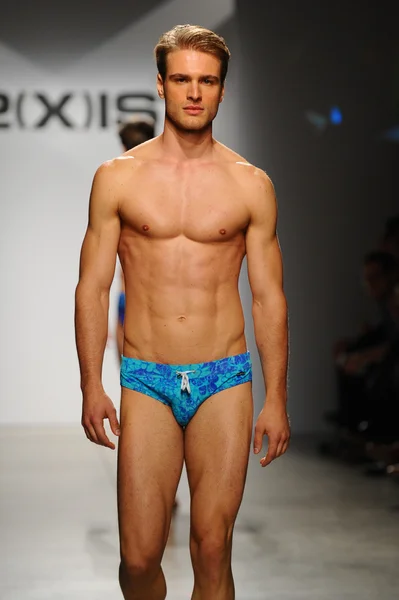 2 (X) IST Men 's Spring Summer 2015 Runway Show — стоковое фото