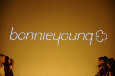 Runway background during the Bonnie Young preview clipart